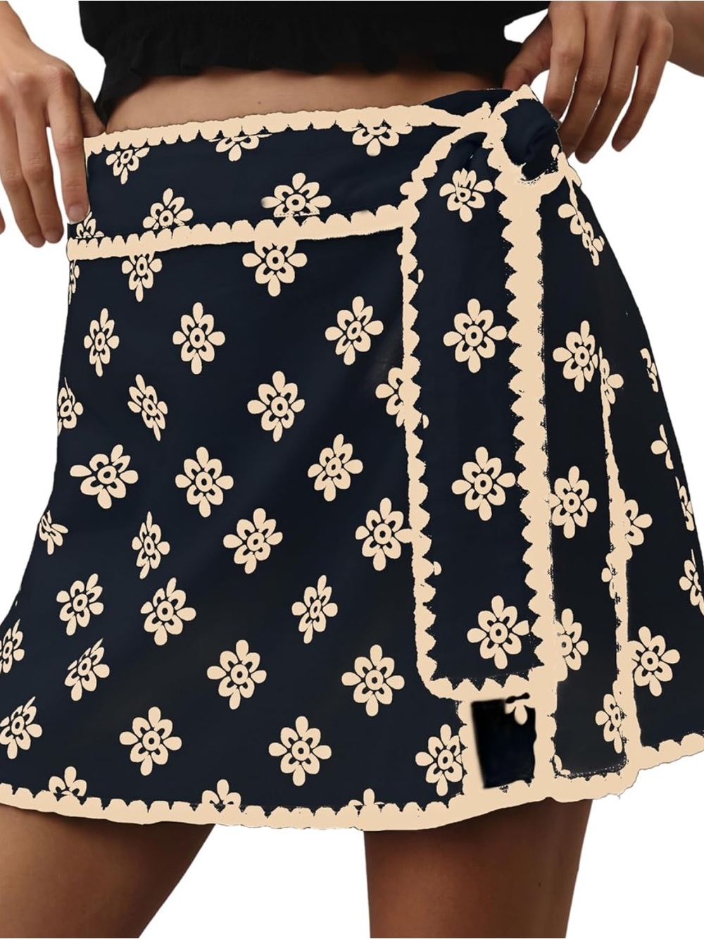 Black Skort - XS NEVER WORN
